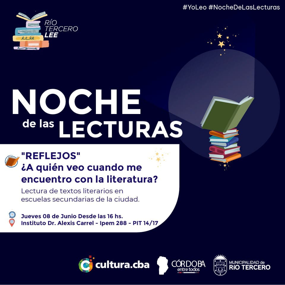 MA&Ntilde;ANA SE LLEVAR&Aacute; A CABO *LA NOCHE DE LAS LECTURAS* EN DISTINTAS INSTITUCIONES EDUCATIVAS DE LA CIUDAD