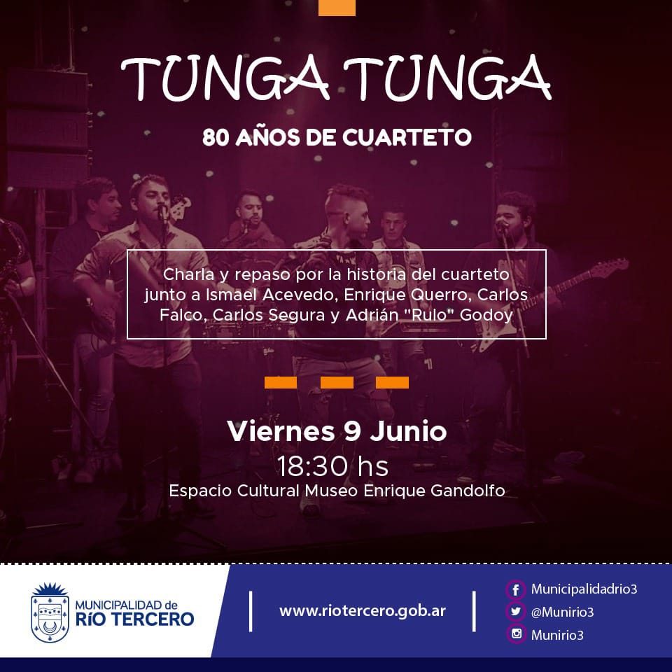 EL MUNICIPIO INVITA A FESTEJAR LOS 80 A&Ntilde;OS DE CUARTETO