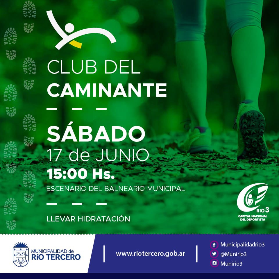 ESTE S&Aacute;BADO SE REALIZA UNA NUEVA ACTIVIDAD DEL CLUB DEL CAMINANTE