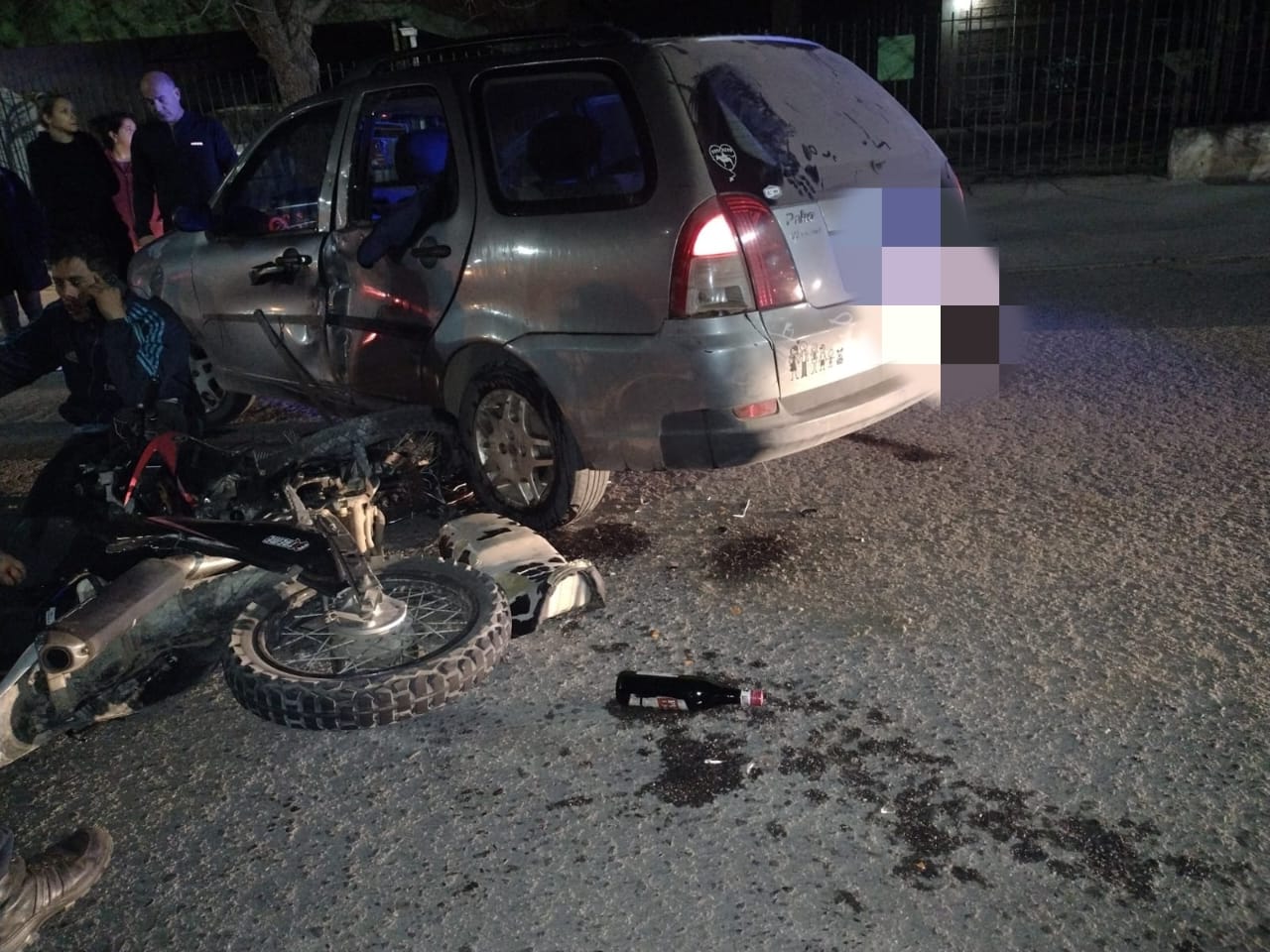 PARTE POLICIAL: ACCIDENTE DE TR&Aacute;NSITO ENTRE VEH&Iacute;CULO Y MOTOCICLETA 