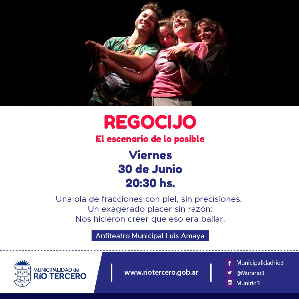 EL MUNICIPIO INVITA A DISFRUTAR UNA NUEVA OBRA DEL ELENCO MUNICIPAL DE DANZA-TEATRO