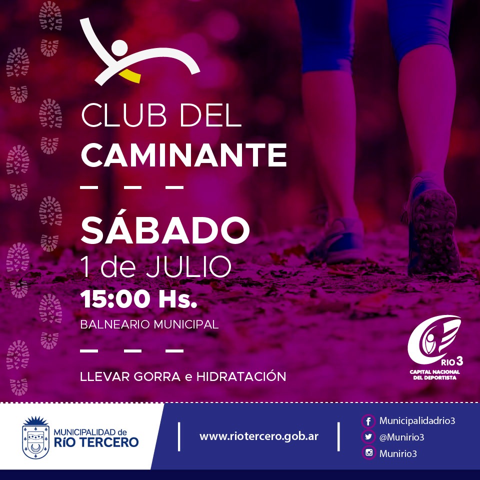 ESTE S&Aacute;BADO SE REALIZA UNA NUEVA ACTIVIDAD DEL CLUB DEL CAMINANTE
