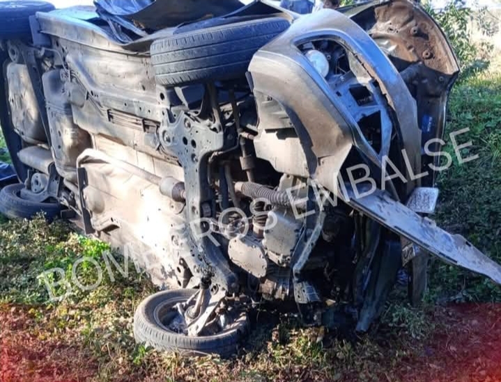 Accidente fatal en Embalse: Un fallecido y un herido en Ruta 5