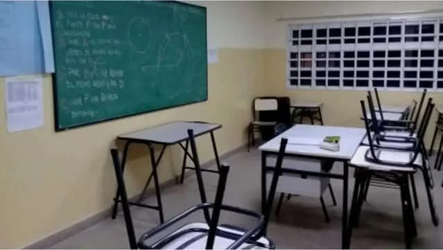 Frío extremo: solo el 37% de los alumnos asistió a la Escuela Belgrano