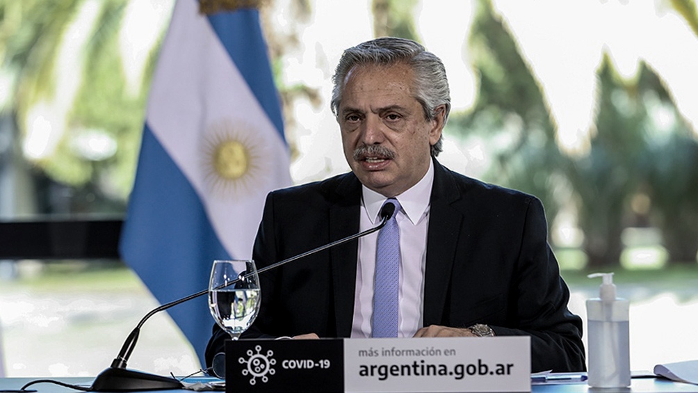 Alberto Fern&aacute;ndez anunci&oacute; una nueva pr&oacute;rroga del IFE que abarcar&aacute; a todo el pa&iacute;s