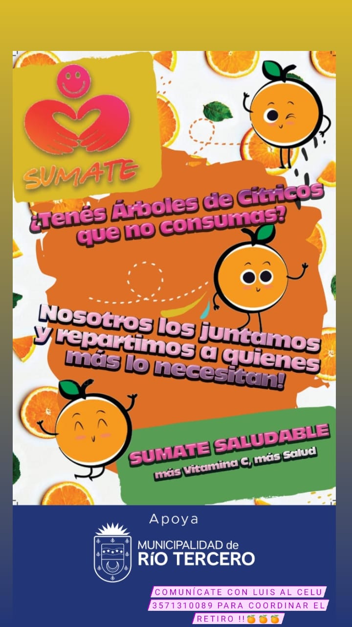 SUMATE Y SU CAMPA&Ntilde;A DE C&Iacute;TRICOS