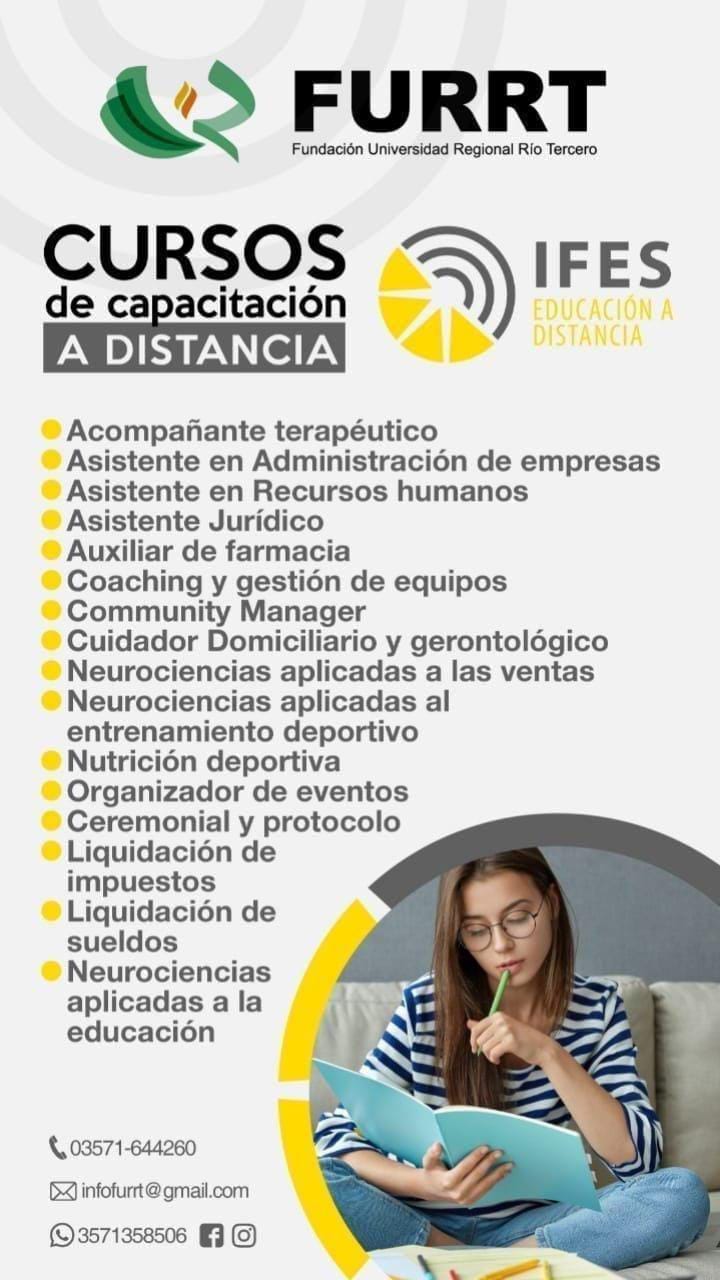 FURRT TE OFRECE DIFERENTES CURSOS DE CAPACITACI&Oacute;N A DISTANCIA 