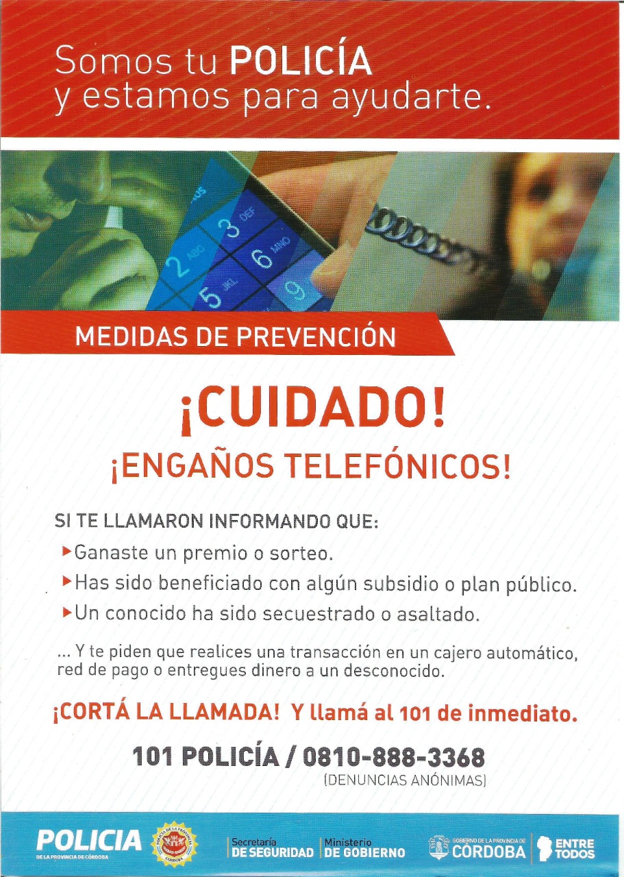 Recomendaciones ante intentos de estafas telef&oacute;nicas