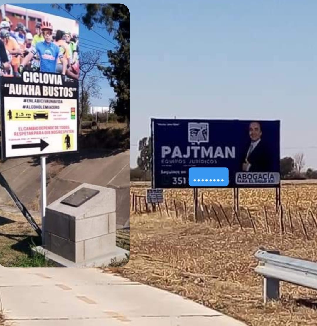 GAST&Oacute;N BUSTOS HABL&Oacute; DEL CARTEL SOBRE LA AUTOV&Iacute;A