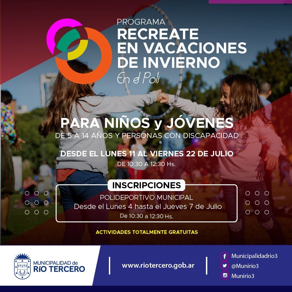 RECREATE EN VACACIONES DE INVIERNO