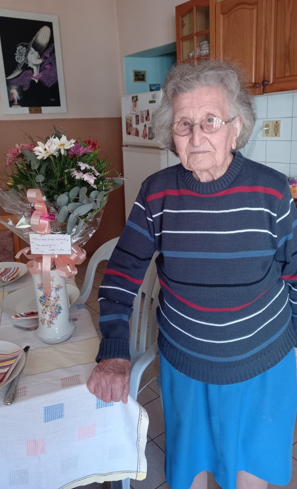 ONORINA APRATTO DE TAGLIAFERRO CUMPLE HOY 109 A&Ntilde;OS