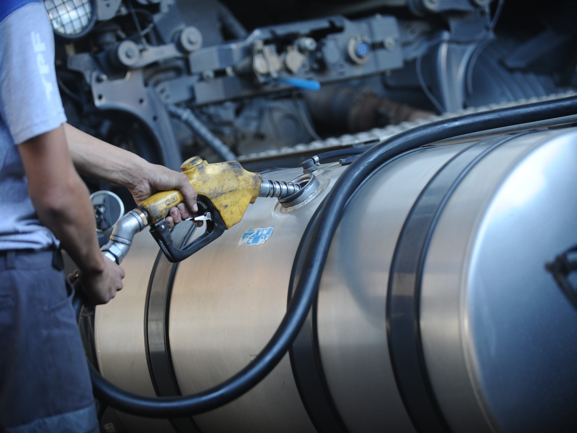 Gerardo Escribano (Contador YPF Barale) *En nuestra estaci&oacute;n la falta de gasoil no ha sido grave*