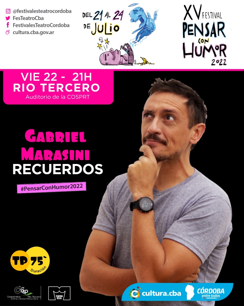 GABRIEL MARASINI: UNA PROPUESTA DE HUMOR QUE REPASA LA HISTORIA