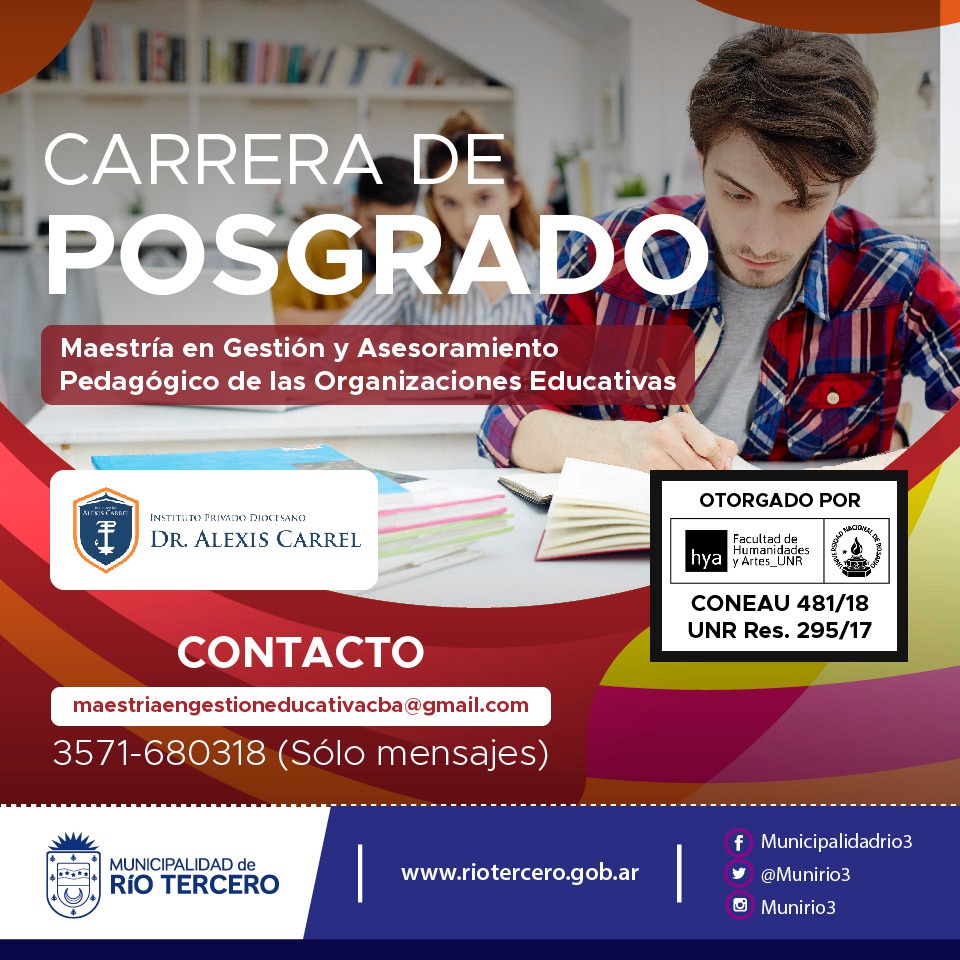 INSCRIPCIONES PARA CARRERA DE POSGRADO