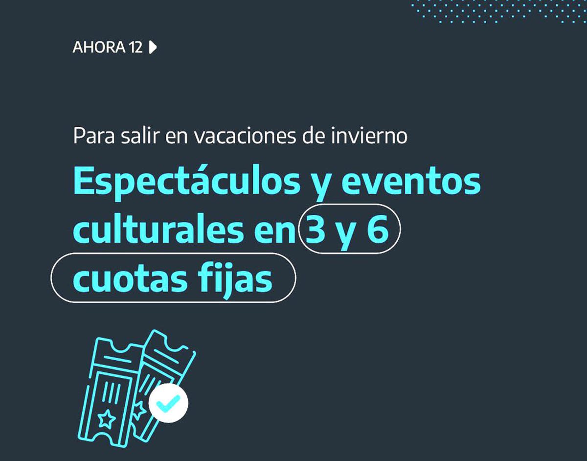 VACACIONES DE INVIERNO: *AHORA 12* INCLUIR&Aacute; ESPECT&Aacute;CULOS 