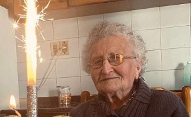 CUMPLE HOY 110 A&Ntilde;OS ONORINA APRATTO DE TAGLIAFERRO