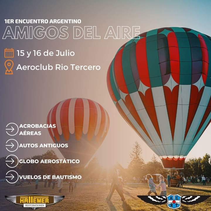 ESTE FIN DE SEMANA LLEGA EL PRIMER ENCUENTRO ARGENTINO *AMIGOS DEL AIRE*