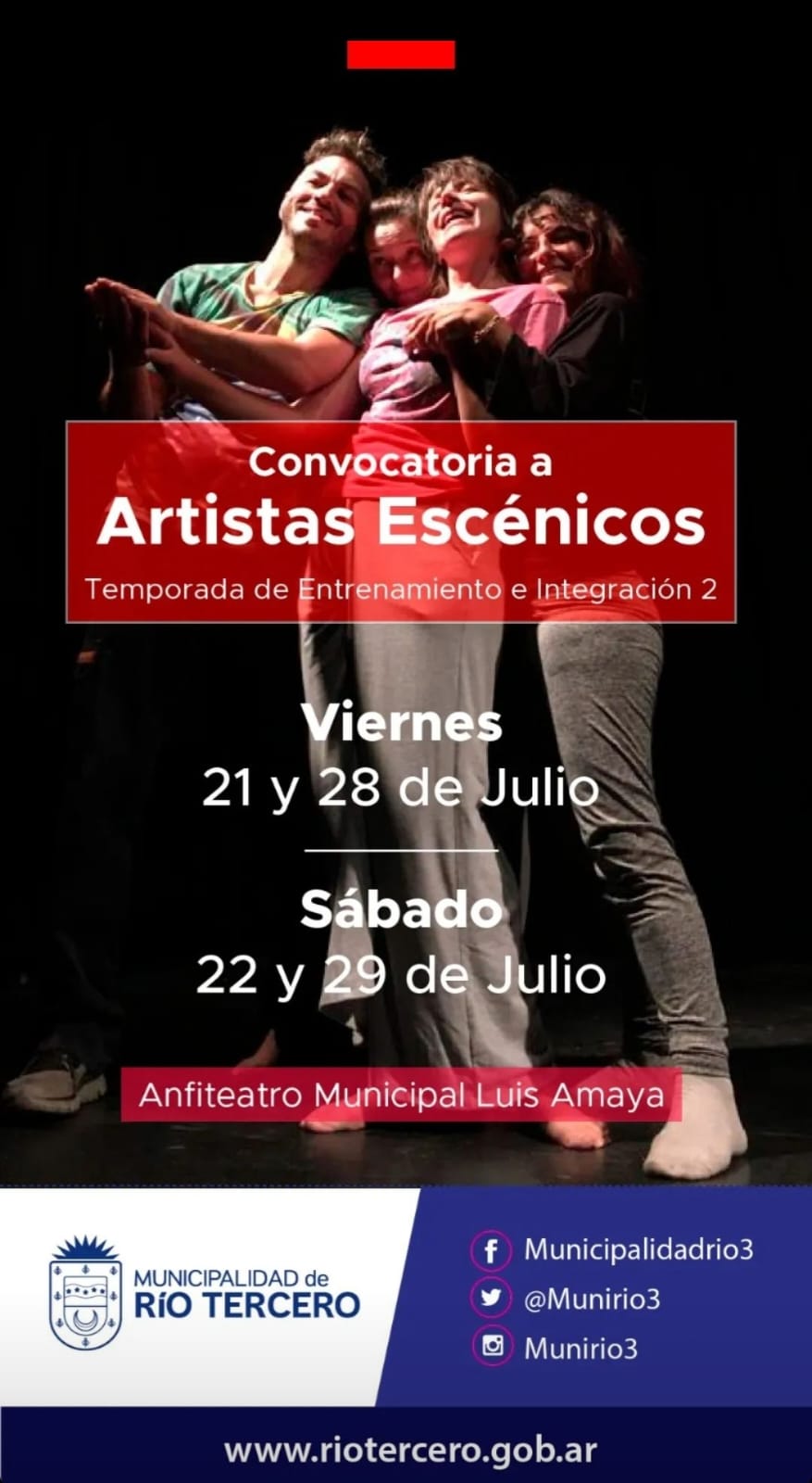 EL MUNICIPIO ABRE LA CONVOCATORIA A ARTISTAS ESC&Eacute;NICOS