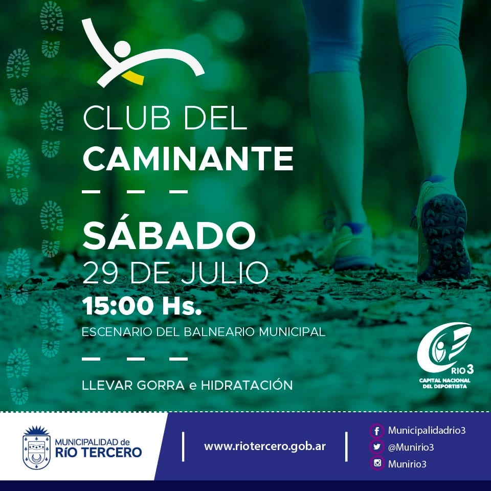 ESTE S&Aacute;BADO SE REALIZA UNA NUEVA ACTIVIDAD DEL CLUB DEL CAMINANTE