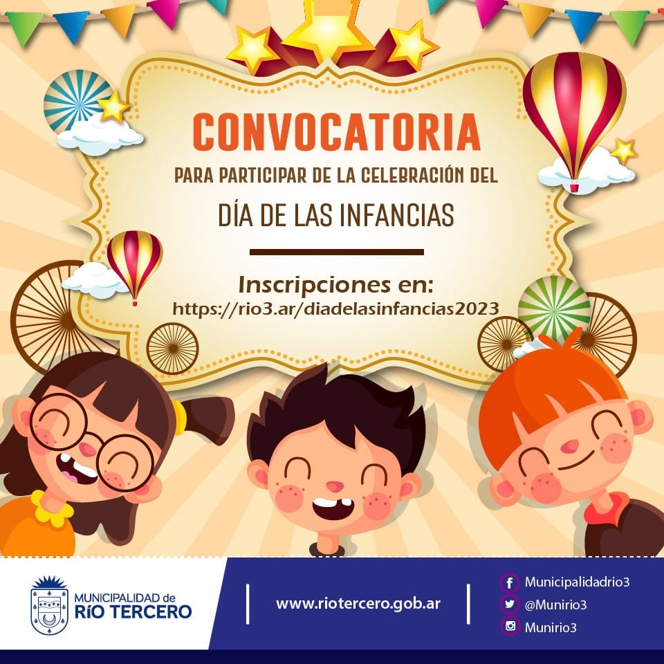 EL MUNICIPIO ABRI&Oacute; LAS INSCRIPCIONES PARA SER PARTE DE LA CELEBRACI&Oacute;N DEL D&Iacute;A DE LAS INFANCIAS