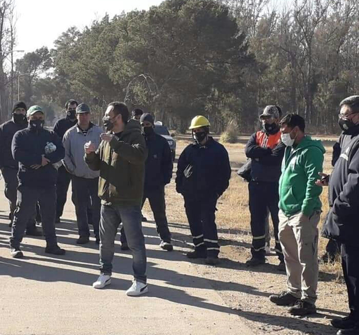 EL SECRETARIO GENERAL DE ATE C&Oacute;RDOBA VISIT&Oacute; R&Iacute;O TERCERO