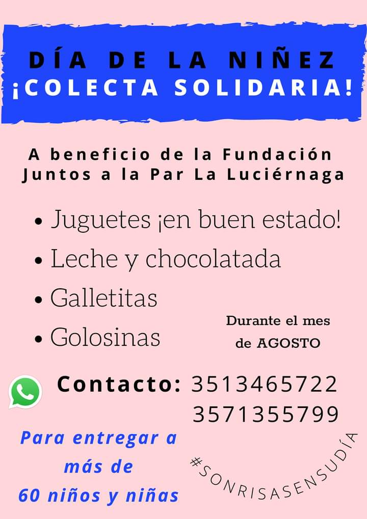 LA LUCI&Eacute;RNAGA: COLECTA DE JUGUETES, DE NOTEBOOKS Y NETBOOKS