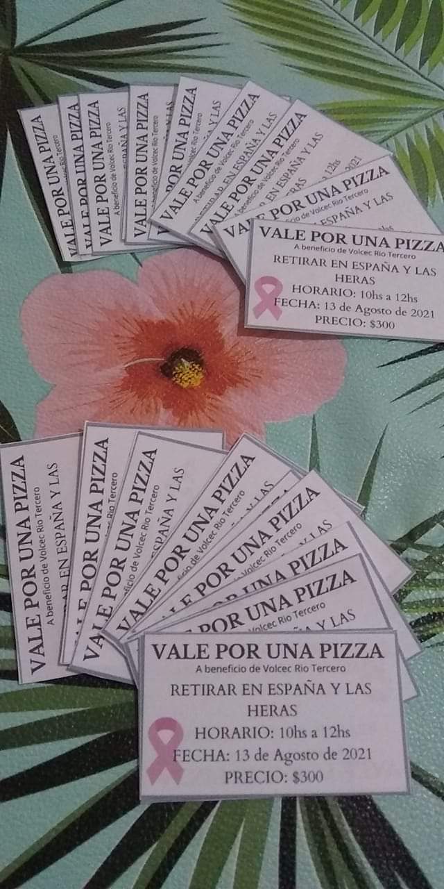 VOLCEC: VENTA DE PIZZAS PARA RECAUDAR FONDOS