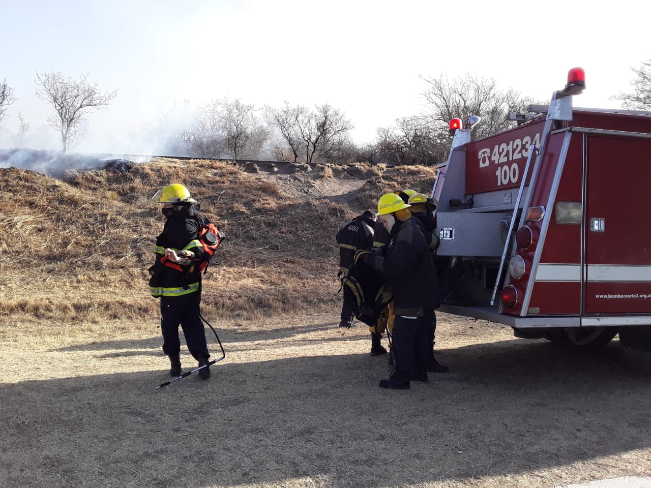 YA EST&Aacute; CONTENIDO EL INCENDIO EN CORRALITO