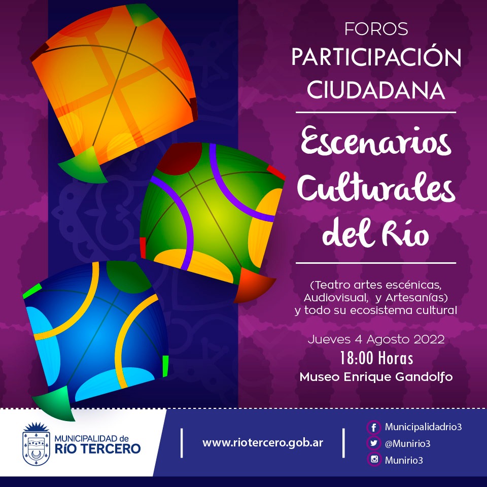 ESTE JUEVES SE REALIZA EL QUINTO ENCUENTROS CULTURALES DEL R&Iacute;O