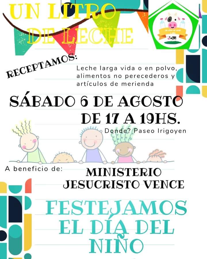 UN LITRO DE LECHE POR MES ESTE S&Aacute;BADO SOLICITA GOLOSINAS