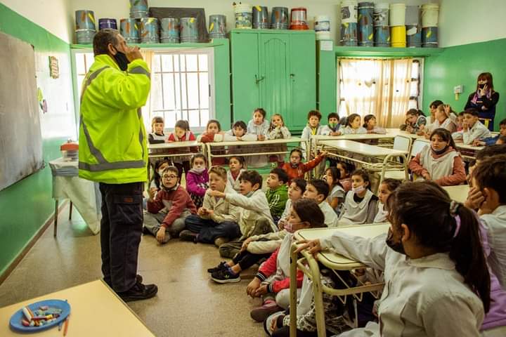 REALIZAN TALLERES DE EDUCACI&Oacute;N VIAL EN LOS NIVELES INICIAL Y PRIMARIO