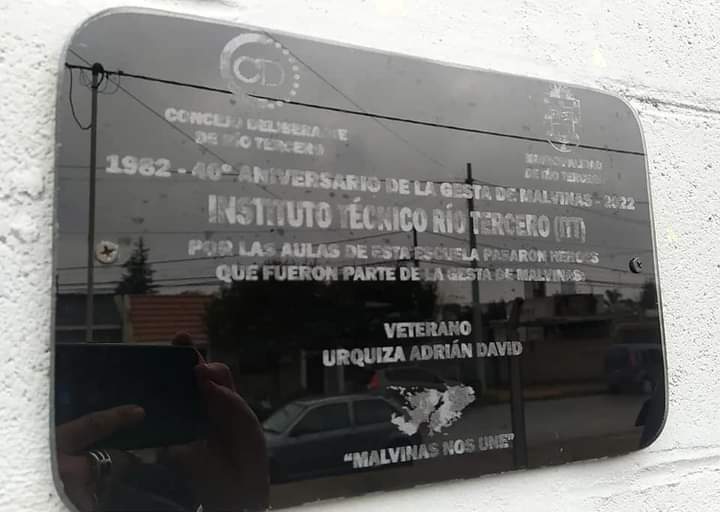 MA&Ntilde;ANA COLOCAR&Aacute;N LA &Uacute;LTIMA PLACA QUE RECUERDA A LOS H&Eacute;ROES DE MALVINAS