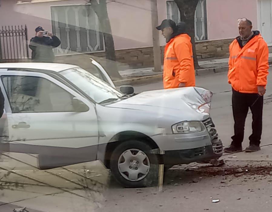 ACCIDENTE EN BELGRANO Y ESPA&Ntilde;A SIN LESIONADOS