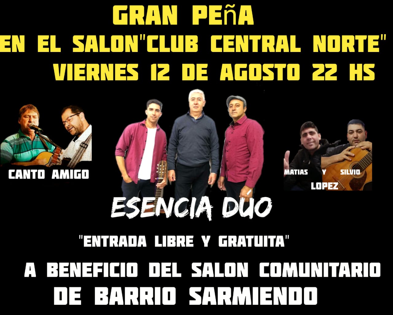 BARRIO SARMIENTO HACE UNA PE&Ntilde;A EN CENTRAL NORTE