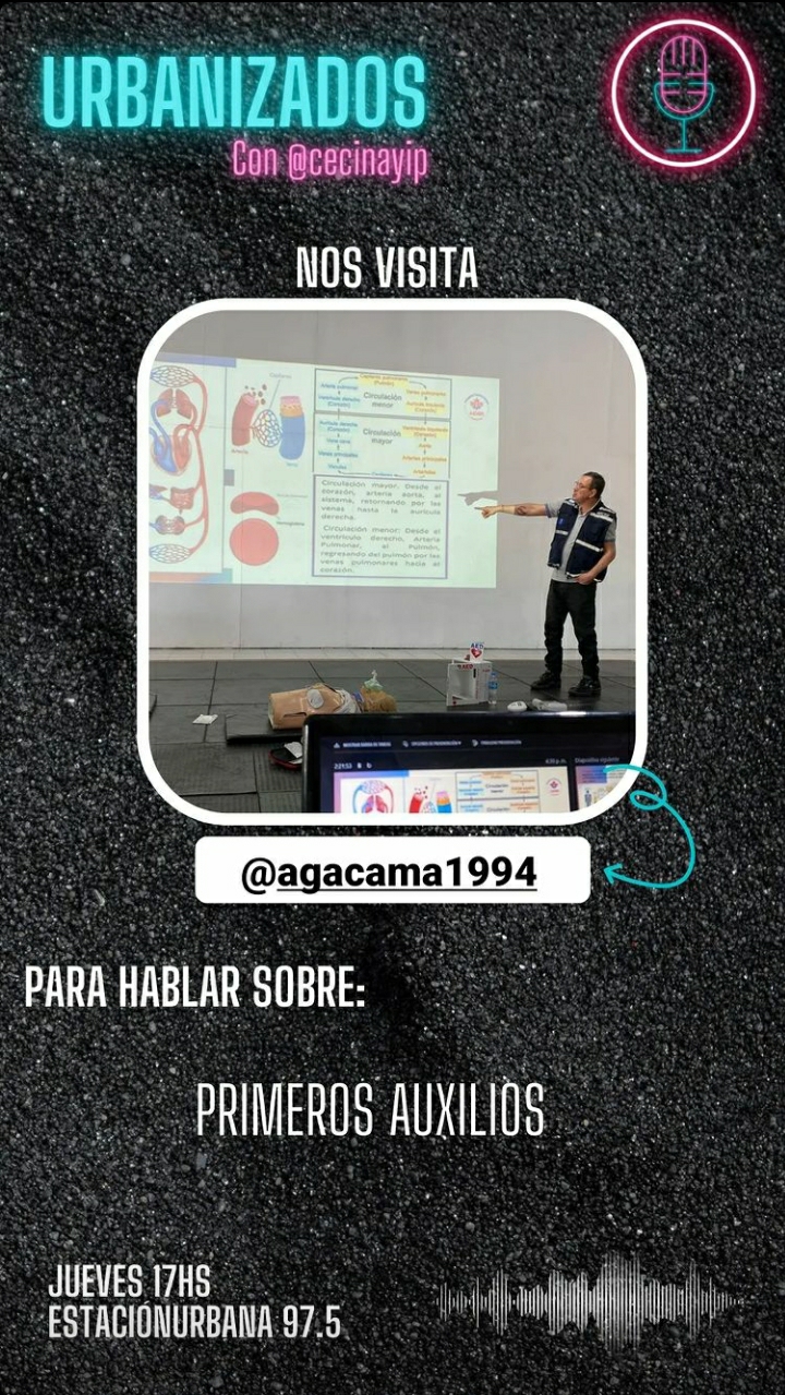 URBANIZADOS ENTREVISTA SOBRE PRIMEROS AUXILIOS 