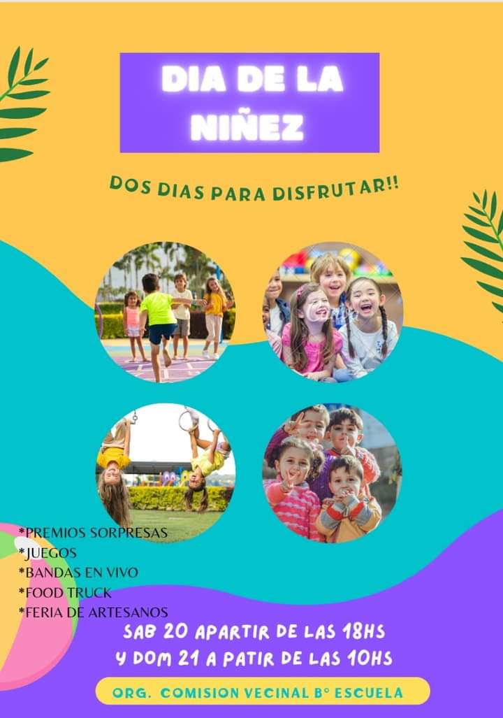 BARRIO ESCUELA CELEBRA EL D&Iacute;A DE LA NI&Ntilde;EZ EN LA PLAZA LIBERTAD