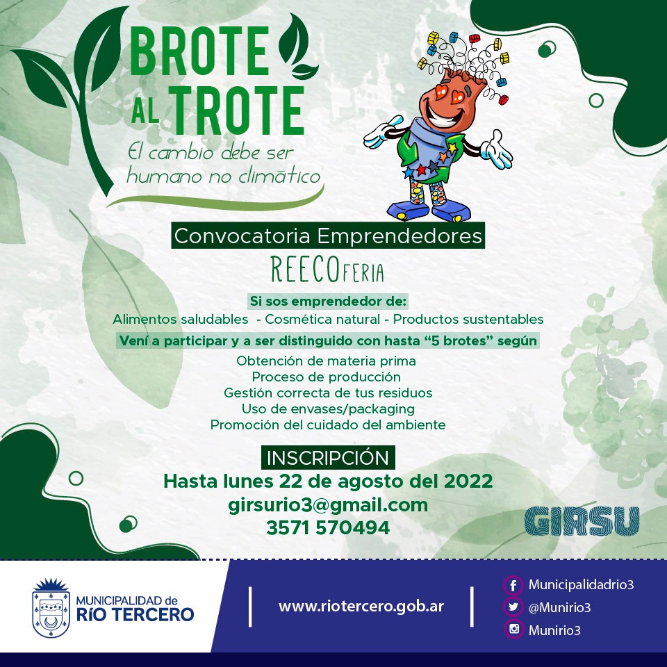 CONVOCAMOS A EMPRENDEDORES