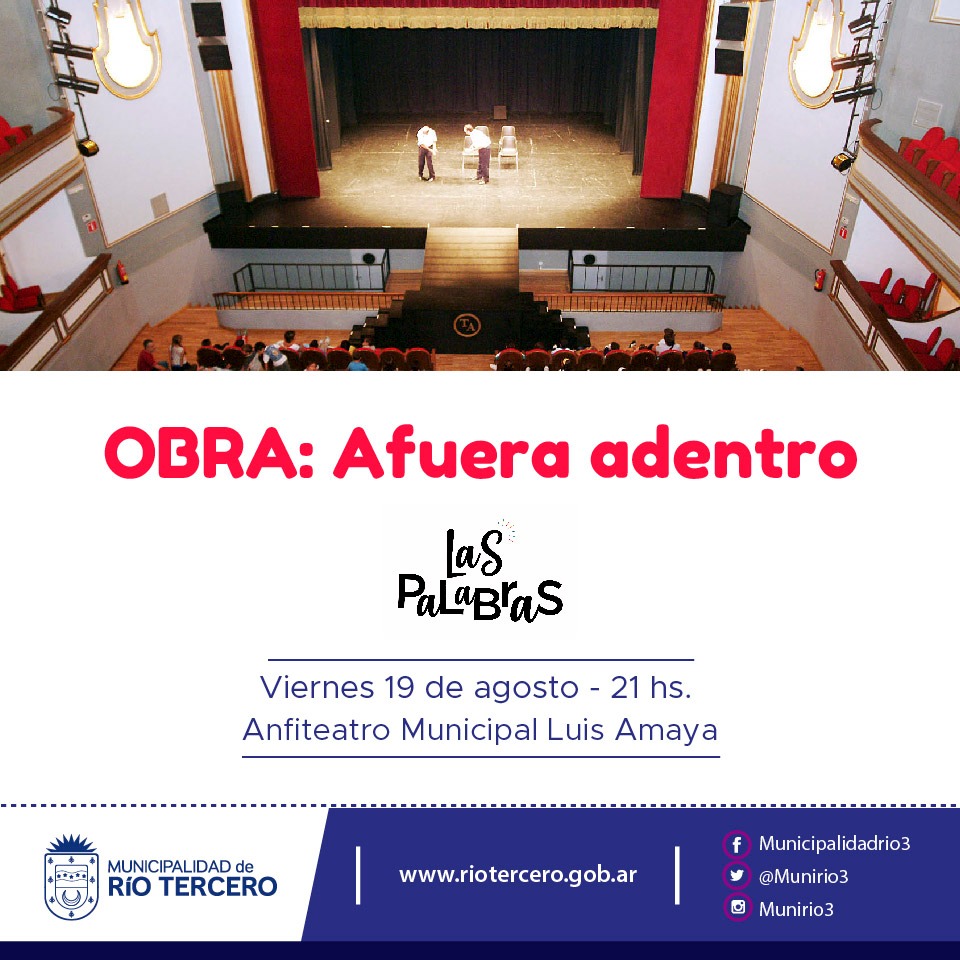 &Uacute;LTIMA PRESENTACI&Oacute;N DE LA OBRA *AFUERA ADENTRO* ESTA NOCHE EN EL ANFITEATRO MUNICIPAL