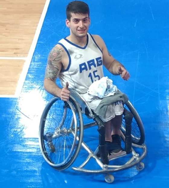 NOTICIAS + IVA: JUAN IGNACIO CELIZ JUGADOR DE BASQUET ADAPTADO NECESITA COLABORACI&Oacute;N PARA ARREGLAR SU SILLA