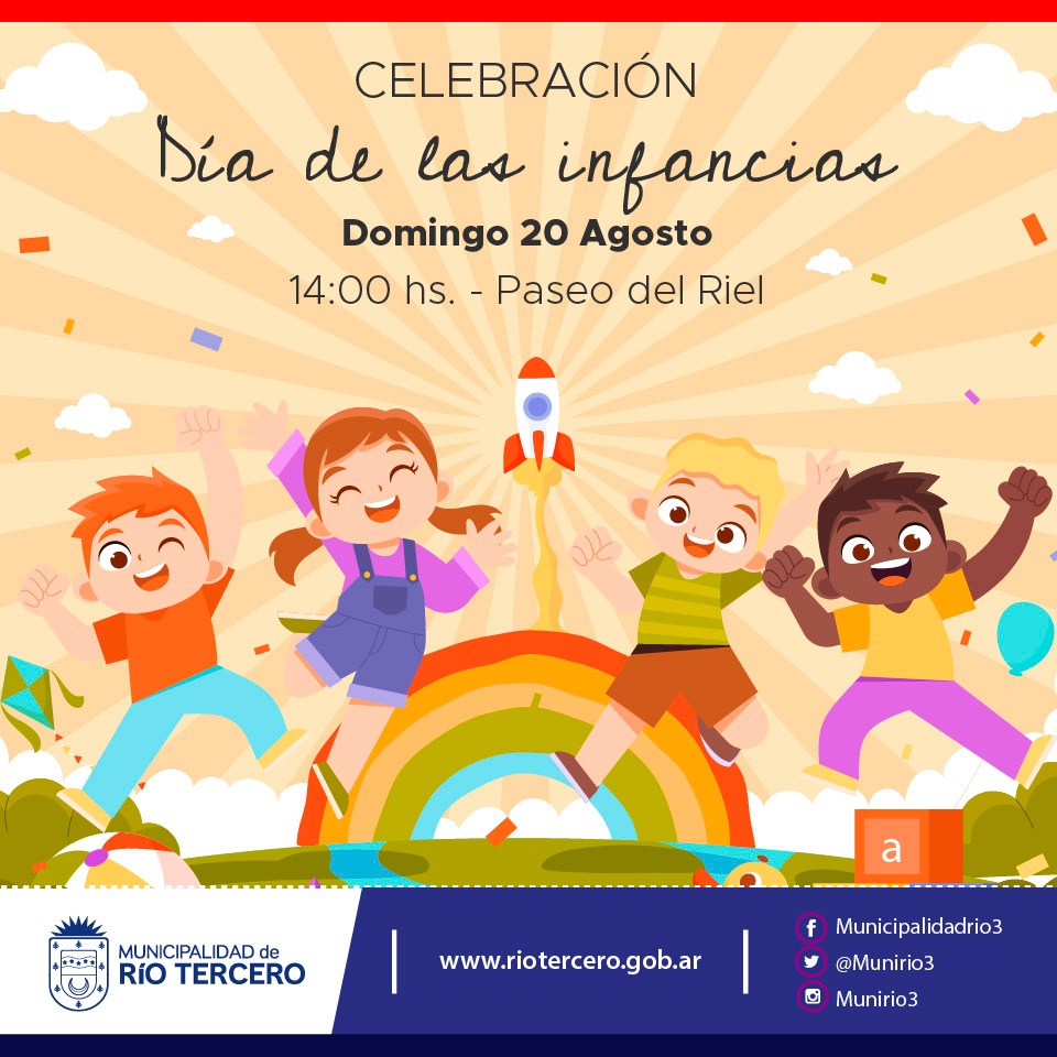 EL MUNICIPIO INVITA A COMPARTIR EL FESTEJO DEL D&Iacute;A DE LAS INFANCIAS