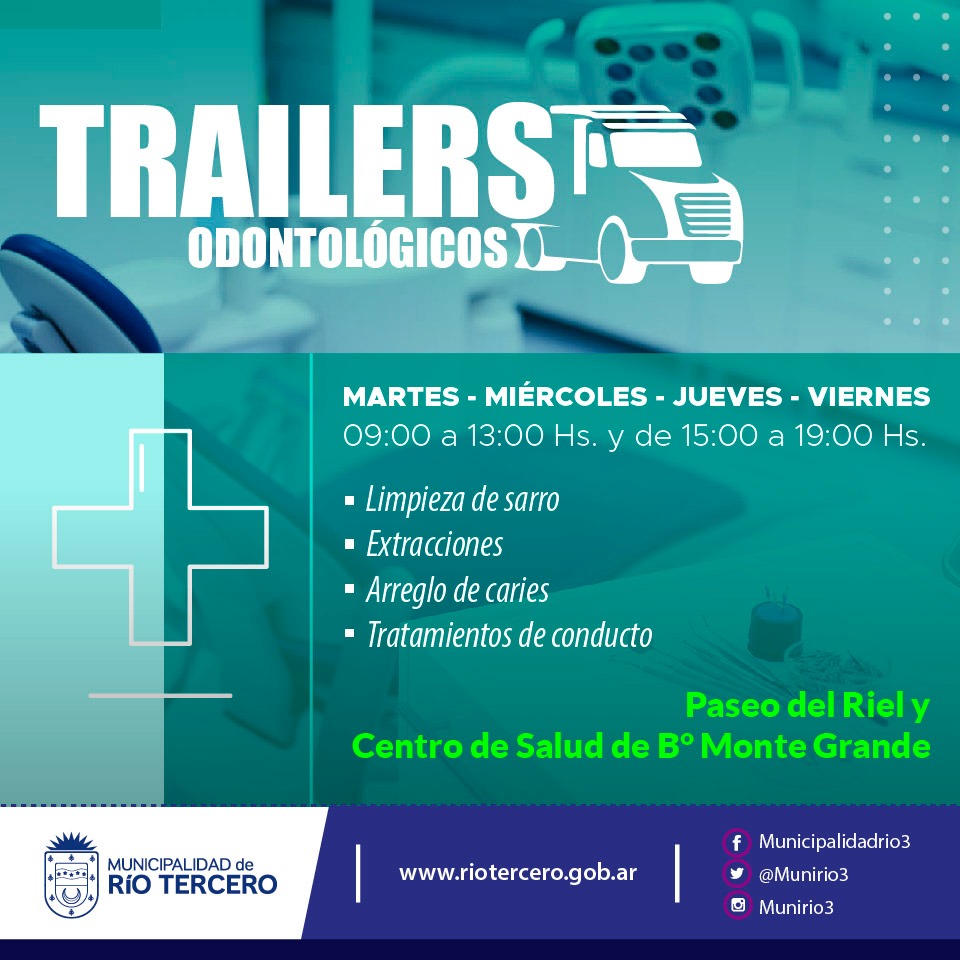 EL MUNICIPIO PRESENTA EL CRONOGRAMA DE ATENCI&Oacute;N DE LOS TRAILERS ODONTOL&Oacute;GICOS DE LA UNIVERSIDAD DE BUENOS AIRES