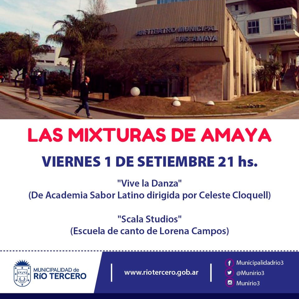 EL MUNICIPIO PRESENTA UNA NUEVA FUNCI&Oacute;N DEL CICLO DE PROPUESTAS ART&Iacute;STICAS *LAS MIXTURAS DE AMAYA*