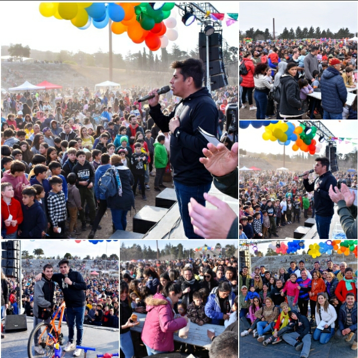 Una multitud acompañó el festival regional de la Niñez en Embalse 