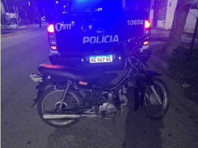 Parte policial: Secuestran una motocicleta por infracción al Código de Convivencia