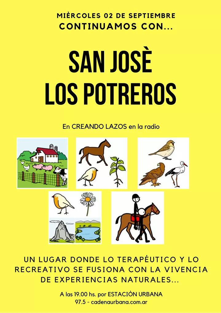 CREANDO LAZOS EN LA RADIO MI&Eacute;RCOLES 2 DE SEPTIEMBRE 