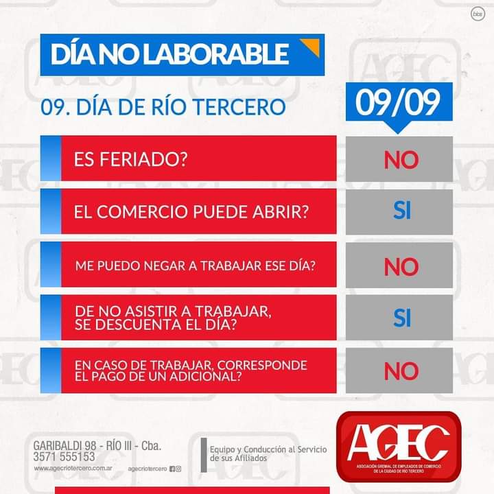 Jos&eacute; Orlandi (Secretario general de AGEC): &ldquo;Tienen que ir a trabajar es un d&iacute;a normal, sino van a trabajar se descuenta el d&iacute;a&rdquo;