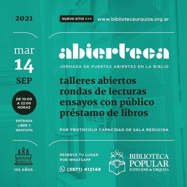 LA BIBLIOTECA CUMPLE 102 A&Ntilde;OS DE VIDA