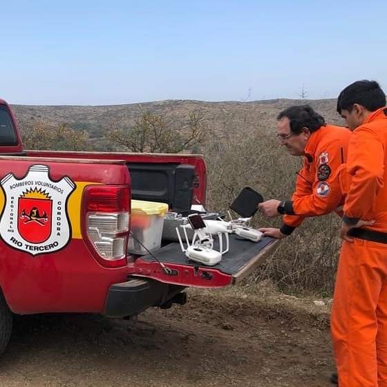 BOMBEROS PARTICIPARON DE LA B&Uacute;SQUEDA DE UNA PERSONA EN SANTA MAR&Iacute;A DE PUNILLA 