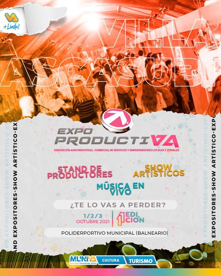 VIERNES, S&Aacute;BADO Y DOMINGO EXPO PRODUCTIVA 2021 EN VILLA ASCASUBI 