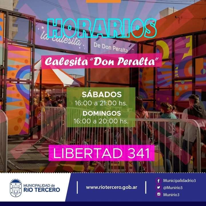 HORARIOS PARA DISFRUTAR DE LA CALESITA
